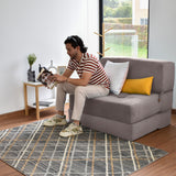 Sofá Cama Bosnia Taupe Denver 102x78cm de Un Puesto sin Apoya Brazos