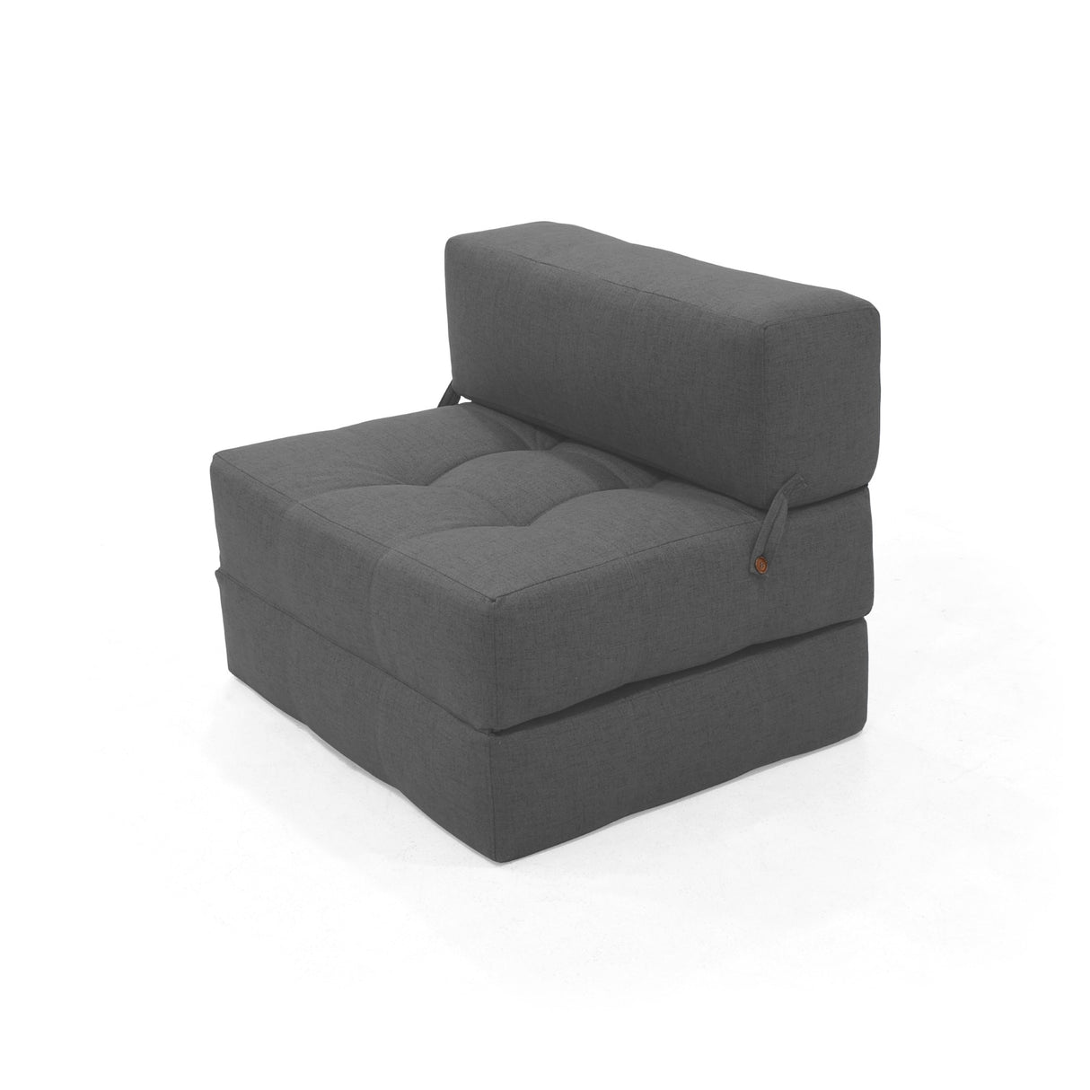 Sofá Cama Bosnia Gris Dicosta 102x78cm de Un Puesto sin Apoya Brazos