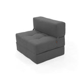 Sofá Cama Bosnia Gris Dicosta 102x78cm de Un Puesto sin Apoya Brazos