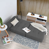 Sofá Cama Bosnia Gris Dicosta 102x78cm de Un Puesto sin Apoya Brazos