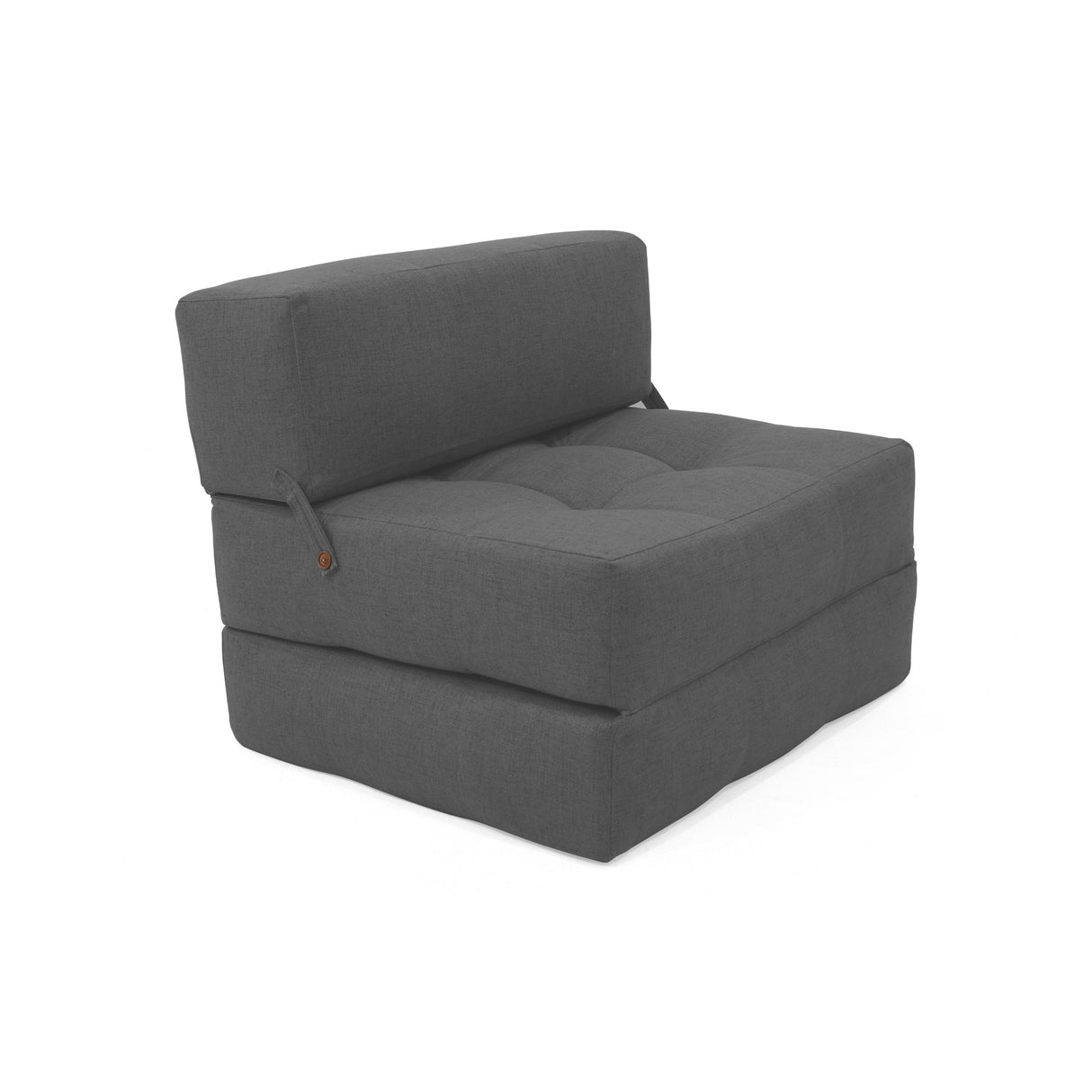 Sofá Cama Bosnia Gris Dicosta 102x78cm de Un Puesto sin Apoya Brazos