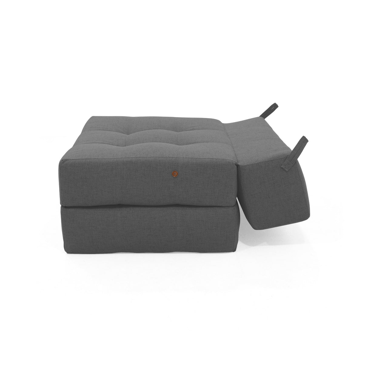 Sofá Cama Bosnia Gris Dicosta 102x78cm de Un Puesto sin Apoya Brazos