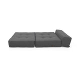 Sofá Cama Bosnia Gris Dicosta 102x78cm de Un Puesto sin Apoya Brazos