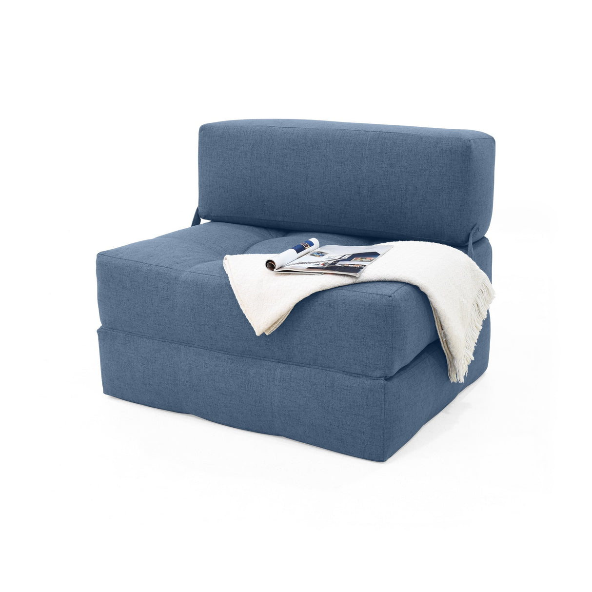Sofá Cama Bosnia Índigo Dicosta 102x78cm de Un Puesto sin Apoya Brazos