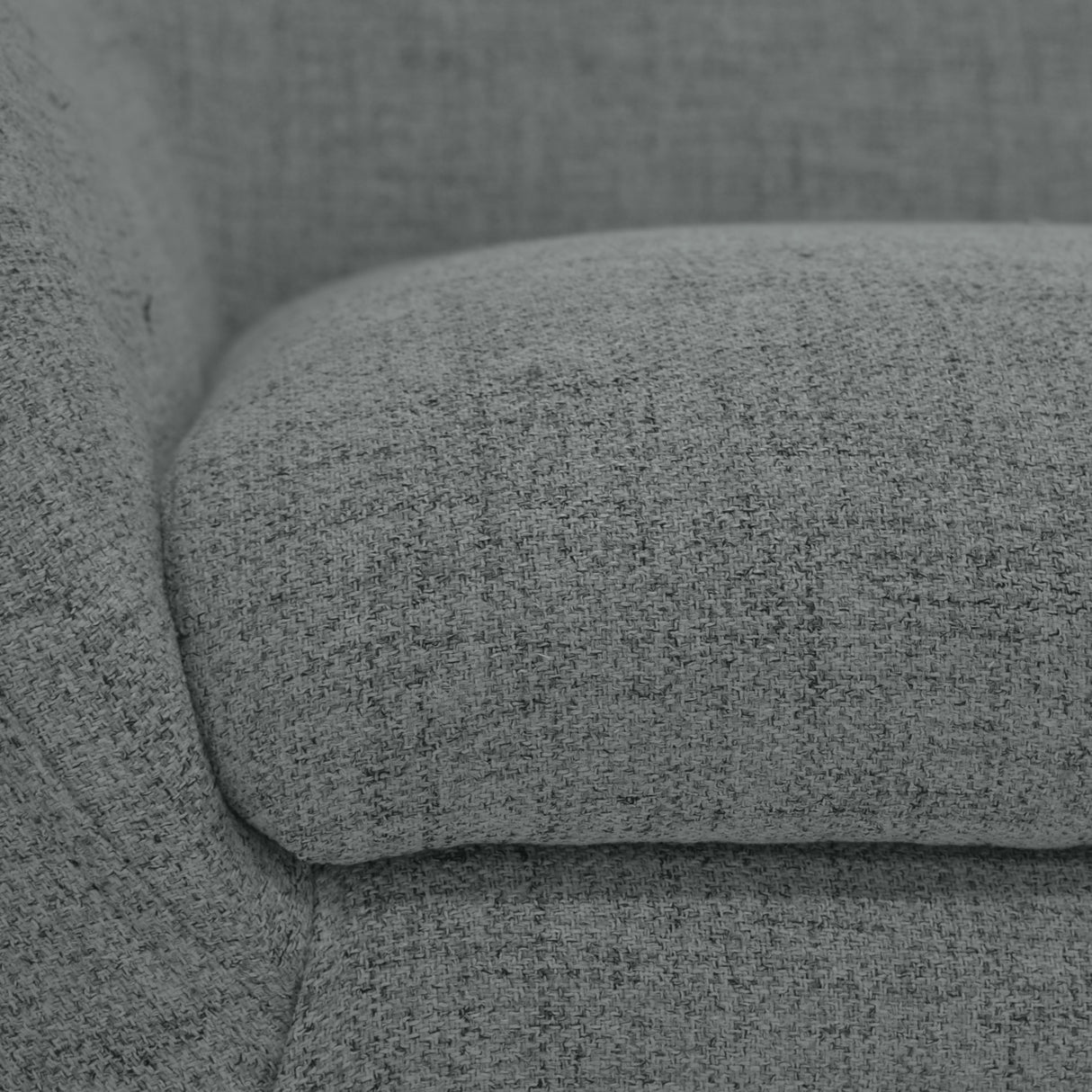 Sofá Cannes Gris Dicosta y Matiz Natural 136x85cm de Dos Puestos sin Apoya Brazos