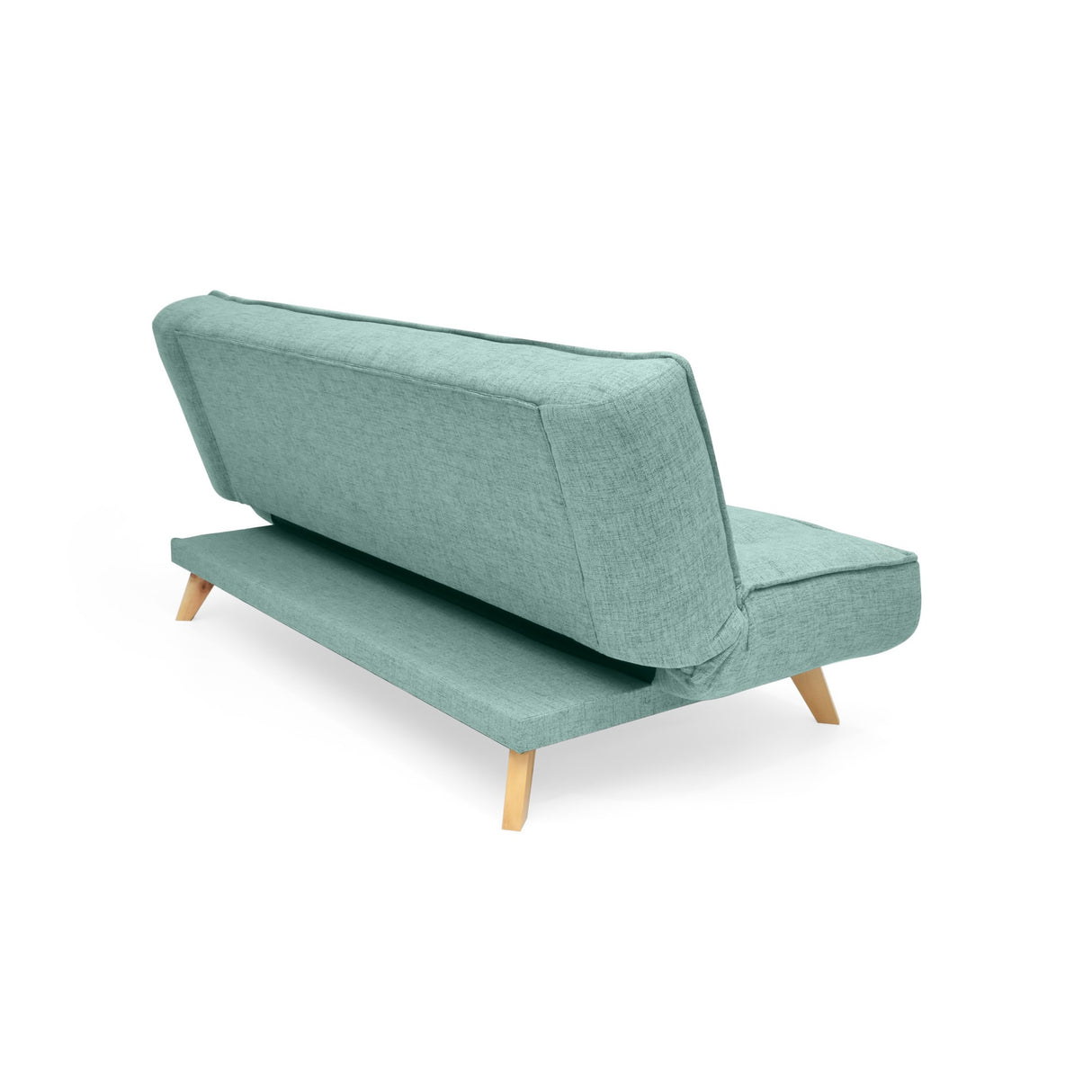 Sofá Cama Gales Aqua Dicosta y Matiz Natural 180x84cm de Tres Puestos Reclinable sin Apoya Brazos