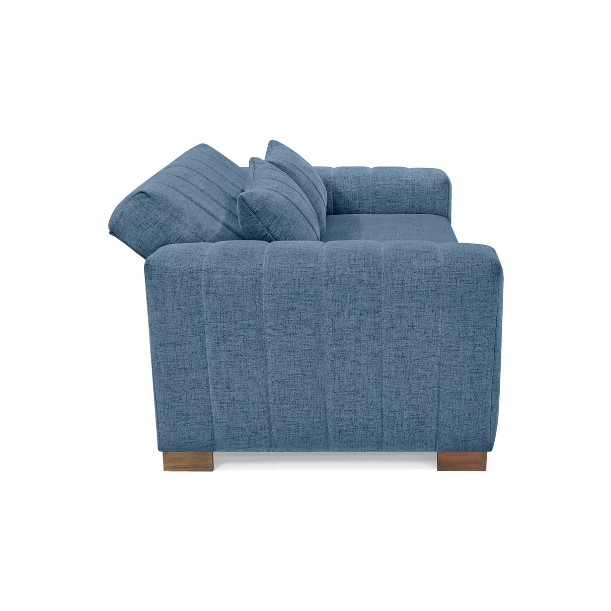 Sofá Cama Hannover Índigo Dicosta y Matiz Caramelo 160x85cm de Dos Puestos Reclinable sin Apoya Brazos