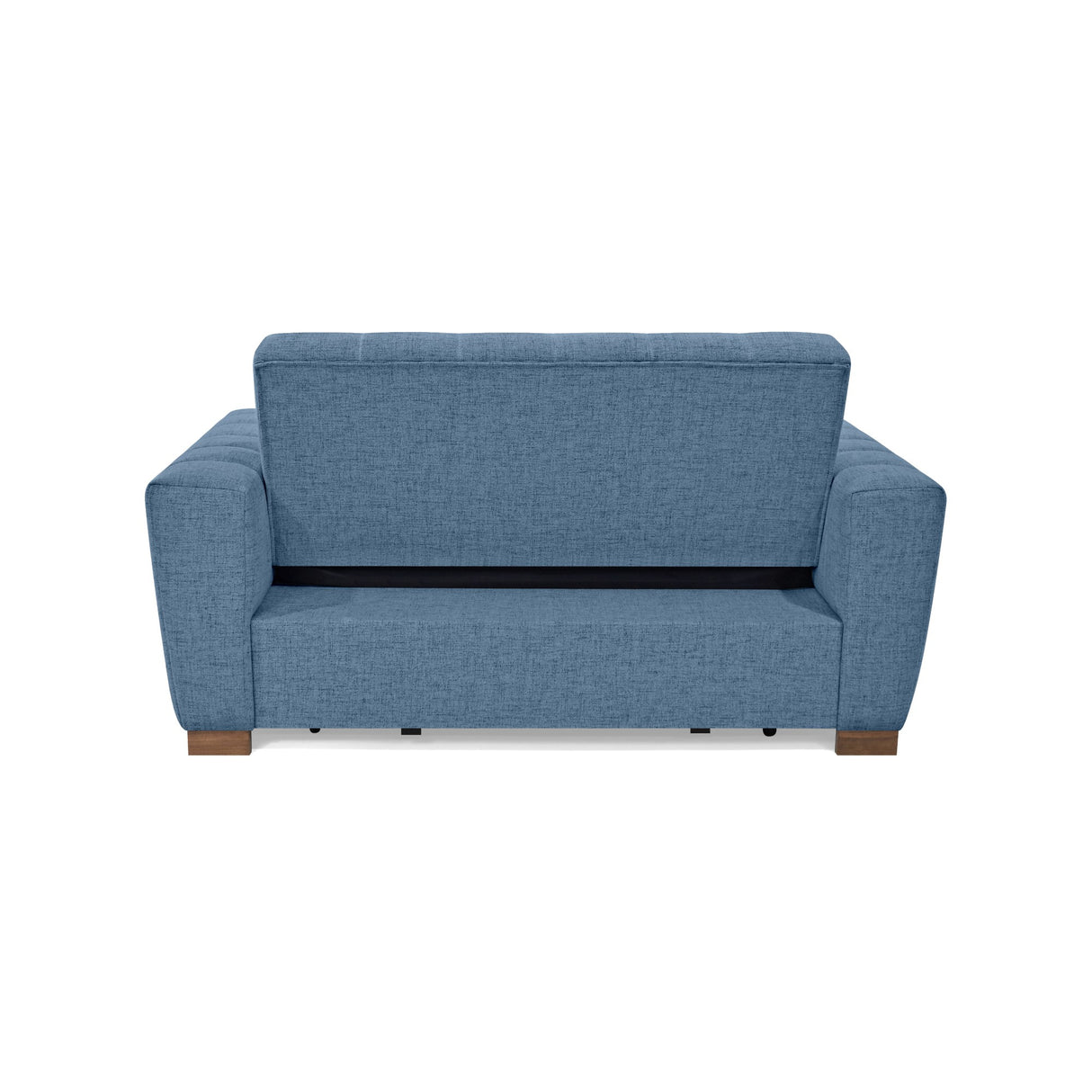Sofá Cama Hannover Índigo Dicosta y Matiz Caramelo 160x85cm de Dos Puestos Reclinable sin Apoya Brazos
