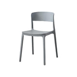 Silla para Exteriores Monaco Gris Oscuro 47x74cm con Espaldar y sin Apoya Brazos