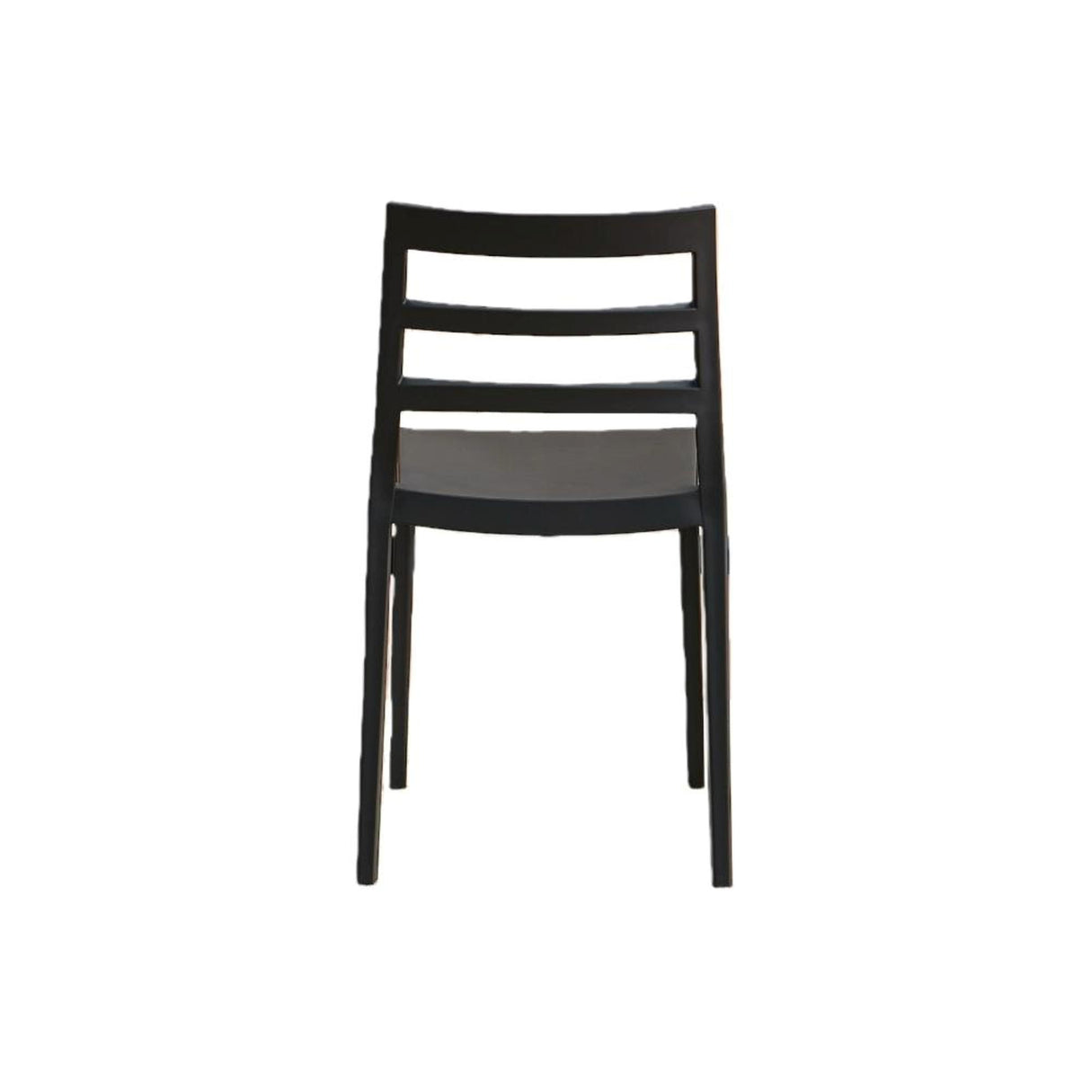 Silla para Exteriores New York Negro 39x79cm con Espaldar y sin Apoya Brazos