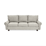 Sofá Lancaster Taupe Dicosta y Matiz Natural 217x80cm de Tres Puestos sin Apoya Brazos