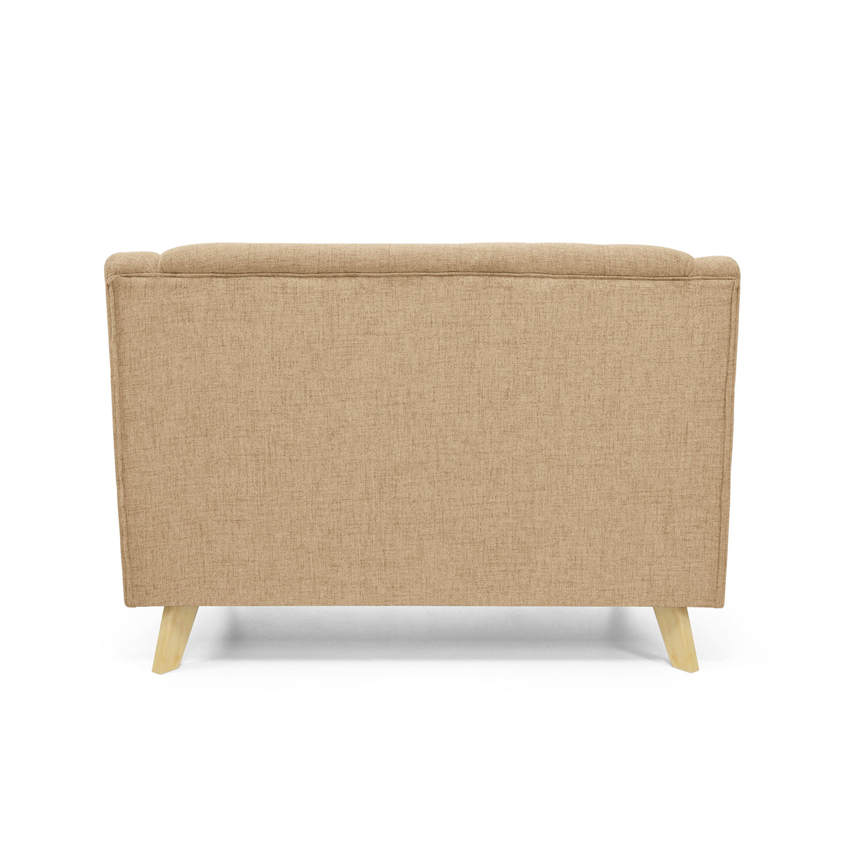 Sofá Marruecos Beige Dicosta y Matiz Natural 140x92cm de Dos Puestos con Apoya Brazos