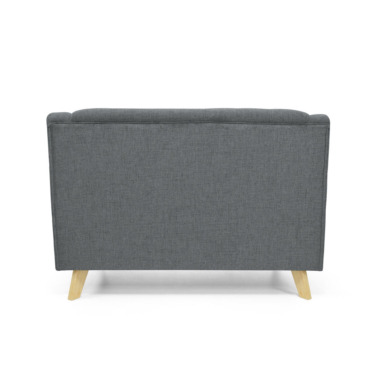 Sofá Marruecos Gris Dicosta y Matiz Natural 140x92cm de Dos Puestos con Apoya Brazos
