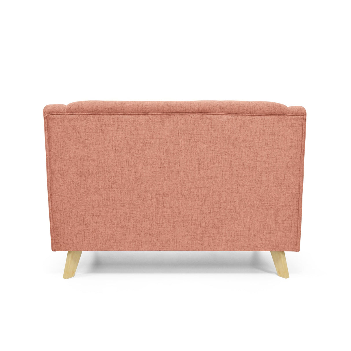 Sofá Marruecos Salmón Dicosta y Matiz Natural 140x92cm de Dos Puestos con Apoya Brazos