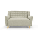 Sofá Marruecos Trigo Dicosta y Matiz Natural 140x92cm de Dos Puestos con Apoya Brazos