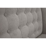Sofá Marruecos Taupe Dorsey y Matiz Natural 140x92cm de Dos Puestos con Apoya Brazos