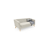 Sofá Montreal Taupe Dicosta y Matiz Natural 170x68cm de Tres Puestos sin Apoya Brazos
