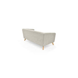 Sofá Montreal Taupe Dicosta y Matiz Natural 170x68cm de Tres Puestos sin Apoya Brazos