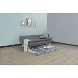 Sofá Cama Munich Gris Dicosta y Matiz Natural 180x85cm de Tres Puestos Reclinable sin Apoya Brazos