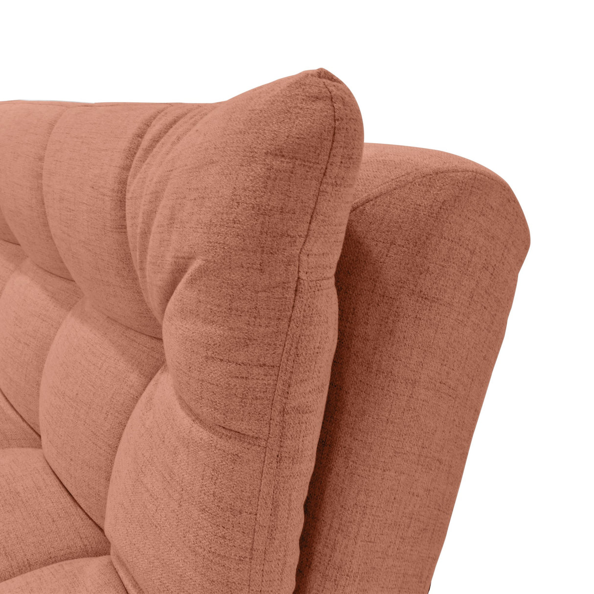 Sofá Cama Munich Salmón Dicosta y Matiz Natural 180x85cm de Tres Puestos Reclinable sin Apoya Brazos