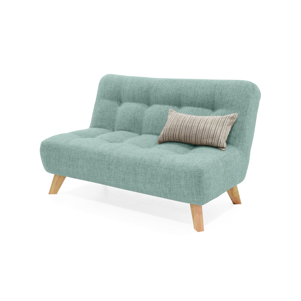 Sofá Navara Aqua Dicosta y Matiz Natural 121x82cm de Dos Puestos sin Apoya Brazos
