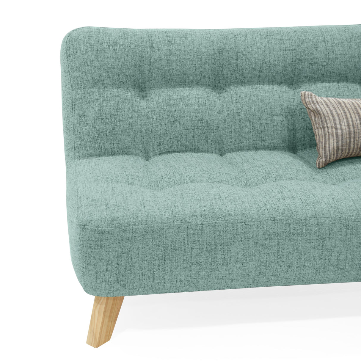 Sofá Navara Aqua Dicosta y Matiz Natural 121x82cm de Dos Puestos sin Apoya Brazos
