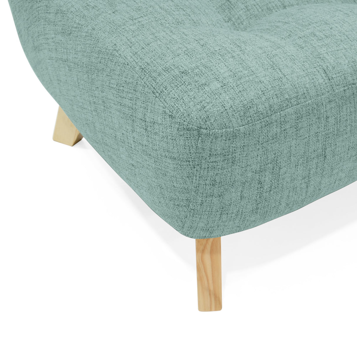 Sofá Navara Aqua Dicosta y Matiz Natural 121x82cm de Dos Puestos sin Apoya Brazos