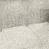 Sofá Navara Taupe Dicosta y Matiz Natural 121x82cm de Dos Puestos sin Apoya Brazos