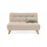 Sofá Navara Trigo Dicosta y Matiz Natural 121x82cm de Dos Puestos sin Apoya Brazos