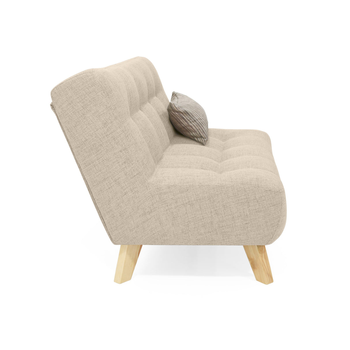 Sofá Navara Trigo Dicosta y Matiz Natural 121x82cm de Dos Puestos sin Apoya Brazos