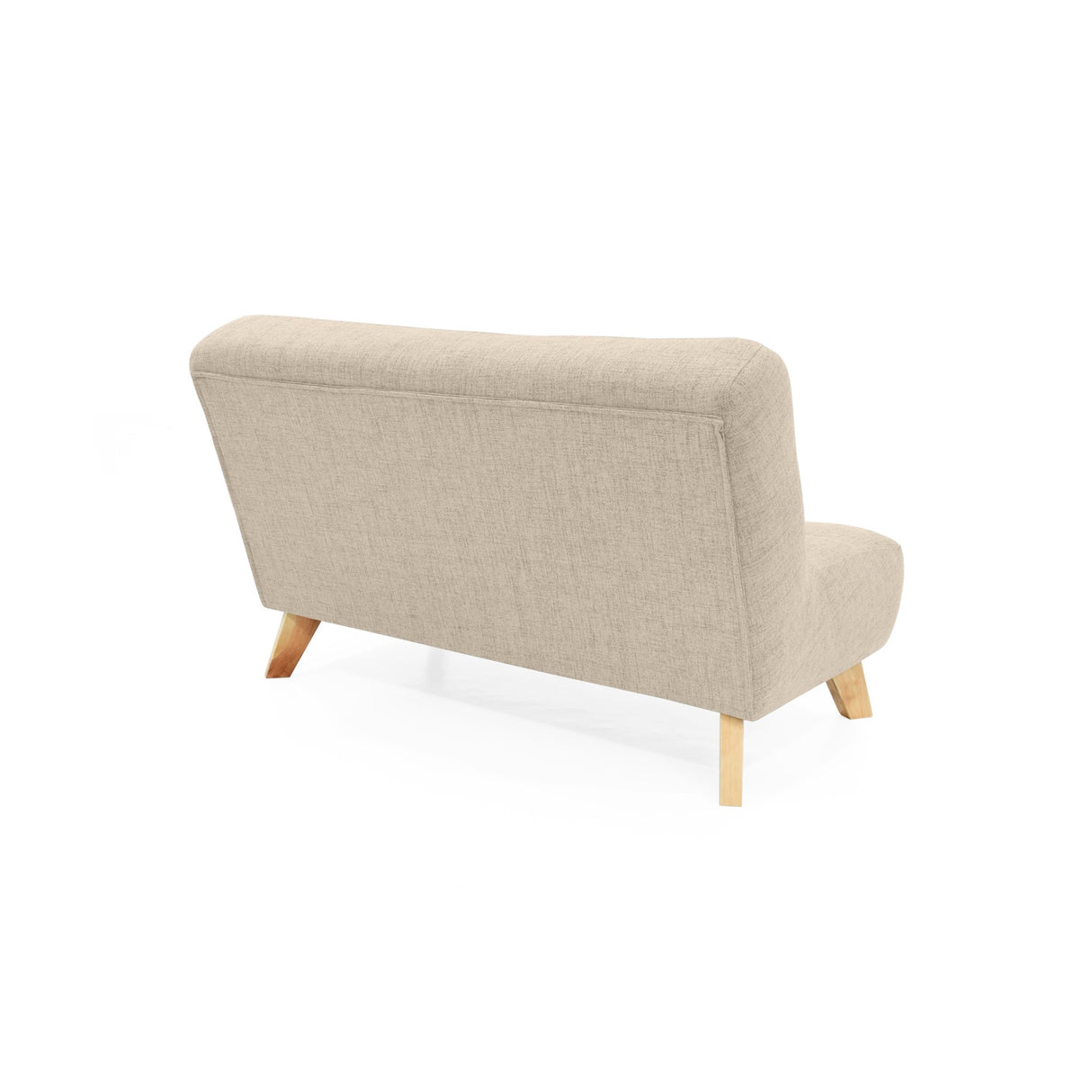 Sofá Navara Trigo Dicosta y Matiz Natural 121x82cm de Dos Puestos sin Apoya Brazos