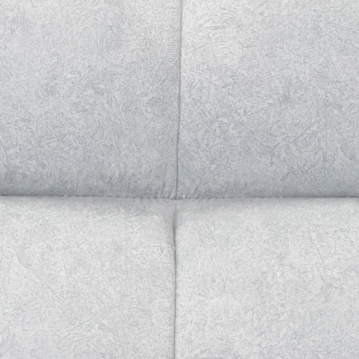 Sofá Cama Nubo Plata Sky y Matiz Natural 178x82cm de Tres Puestos Reclinable sin Apoya Brazos