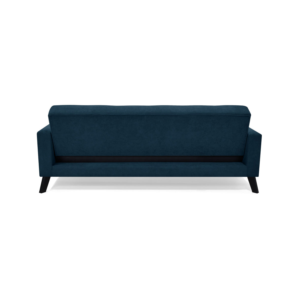 Sofá Cama Sahara Índigo Dorsey y Matiz Negro 206x82cm de Tres Puestos Reclinable con Apoya Brazos
