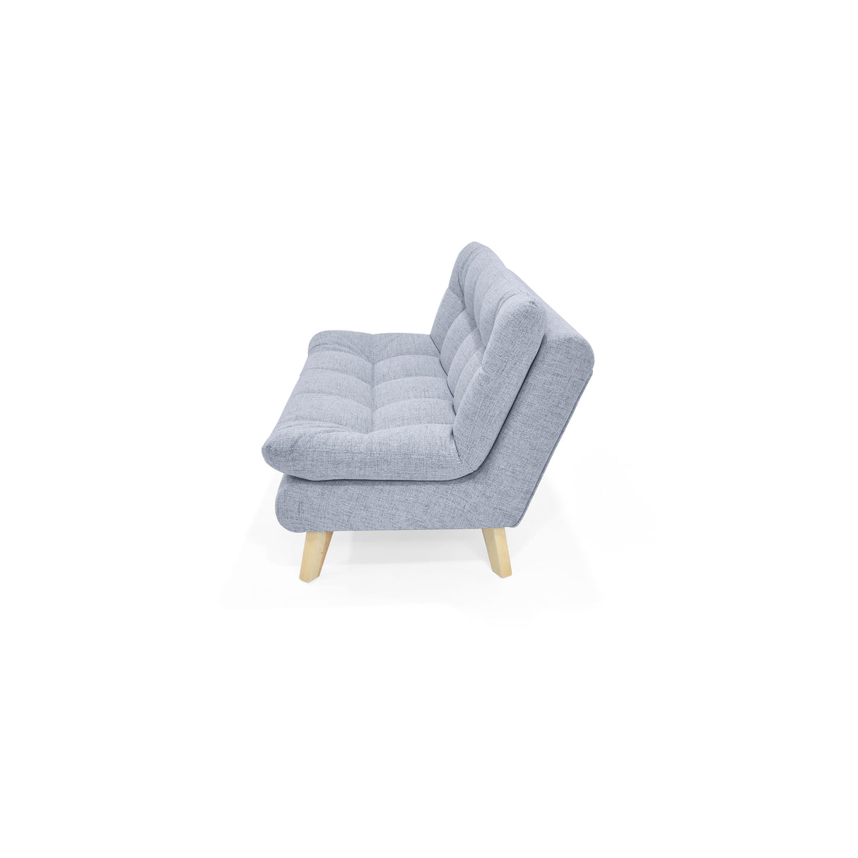Sofá Toulouse Acero Dicosta y Matiz Natural 140x80cm de Dos Puestos sin Apoya Brazos