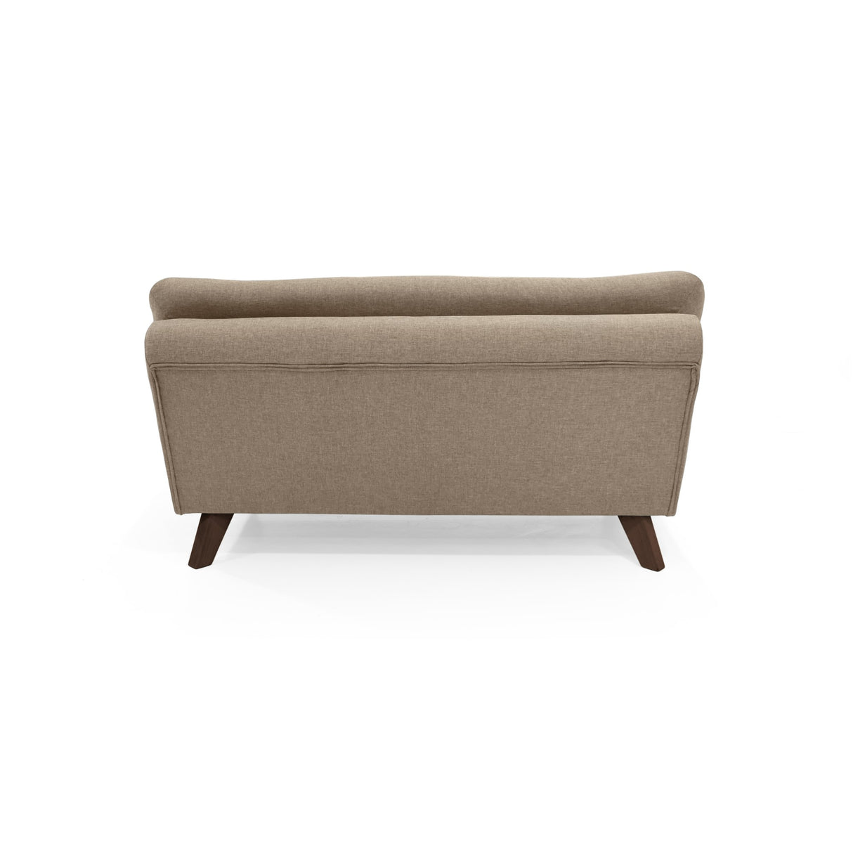 Sofá Toulouse Beige Duster y Matiz Caramelo 140x80cm de Dos Puestos sin Apoya Brazos