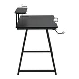 Escritorio Gamer Nova Negro 100x90cm Moderno