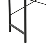 Escritorio Vento Beige y Negro 80x75cm Moderno