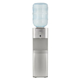 Dispensador de Agua Haceb Plateado 31x103.5cm de Piso para Botellón de 20 Litros con Tres Opciones de Temperatura