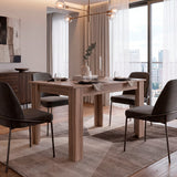 Mesa de Comedor Portofino Avellana 120x75.6cm Rectangular de Cuatro Puestos sin Sillas