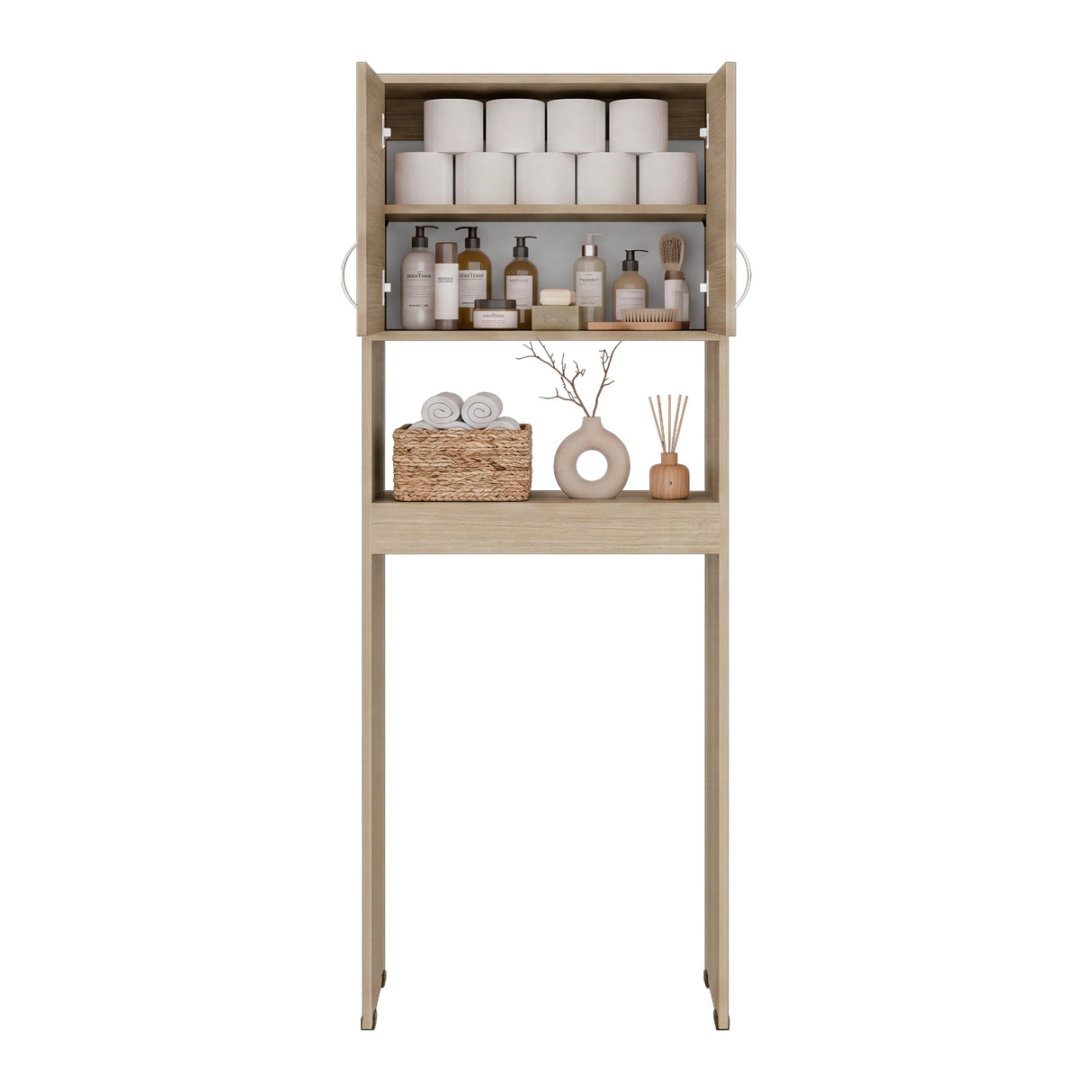 Optimizador de Baño Bath Cartagena 63.1x160cm con Dos Entrepaños