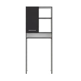 Optimizador de Baño Bath Wengue y Blanco 63.1x160.8cm con Dos Entrepaños