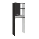 Optimizador de Baño Bath Wengue y Blanco 63.1x160.8cm con Dos Entrepaños