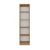 Estantería Home Fresno y Blanco 45x181cm con Cinco Compartimientos
