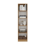 Estantería Home Fresno y Blanco 45x181cm con Cinco Compartimientos