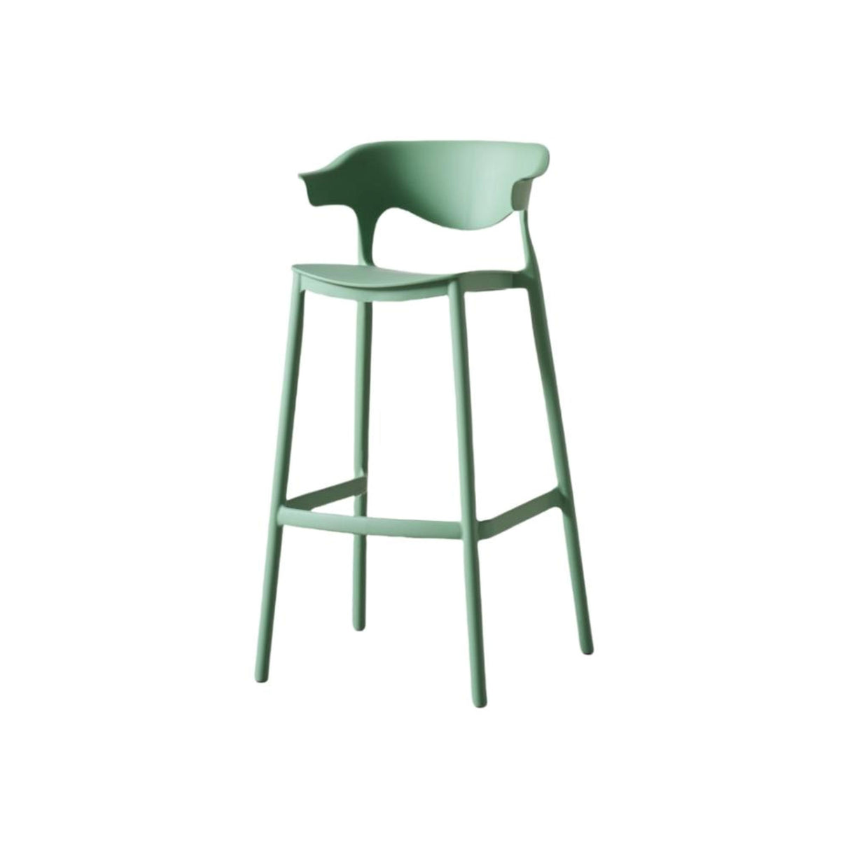 Silla Bar para Exteriores Elena Oliva 49x99cm sin Apoya Brazos y con Espaldar