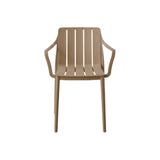 Silla para Exteriores Alice Taupe 57x80cm con Apoya Brazos y con Espaldar