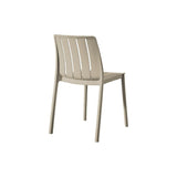 Silla para Exteriores Alice Taupe 46x80cm sin Apoya Brazos y con Espaldar