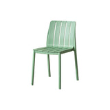 Silla para Exteriores Alice Verde 46x80cm sin Apoya Brazos y con Espaldar