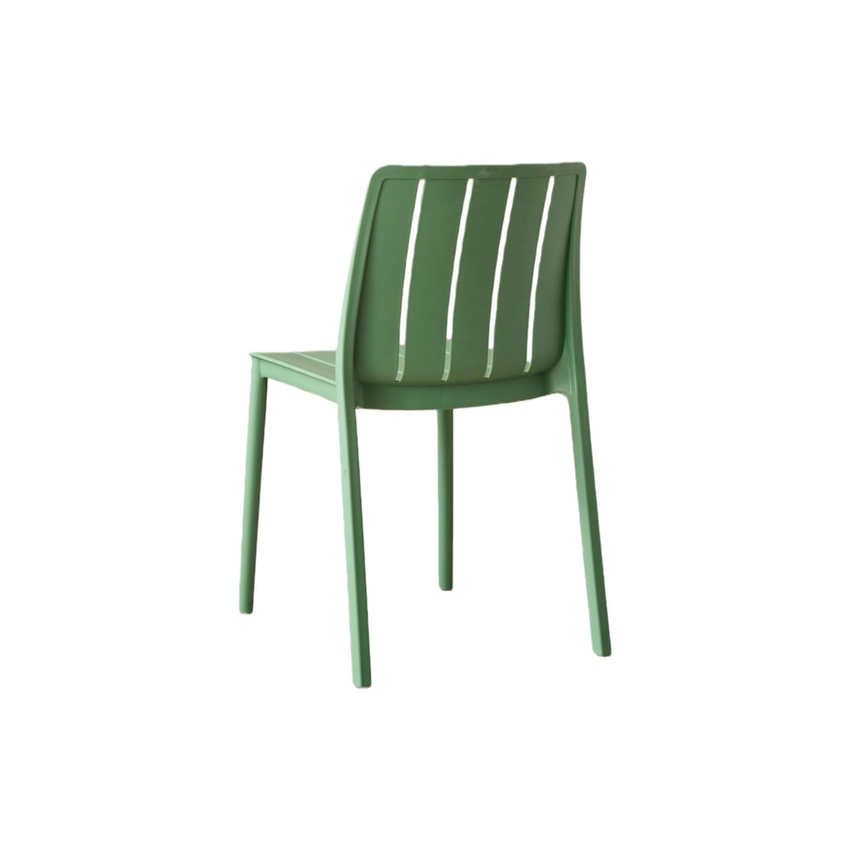 Silla para Exteriores Alice Verde 46x80cm sin Apoya Brazos y con Espaldar