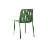 Silla para Exteriores Alice Verde 46x80cm sin Apoya Brazos y con Espaldar